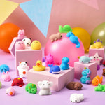 Mini Animals And Fruit Mochi Squishies