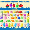 Mini Animals And Fruit Mochi Squishies